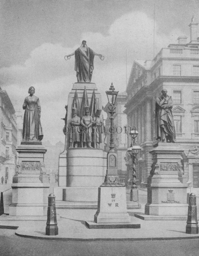 THE CRIMEAN MONUMENT, IN HONOUR OF THE GUARDS, IN WATERLOO PLACE THE CRIMEAN MONUMENT, IN HONOUR OF THE GUARDS, IN WATERLOO PLACE