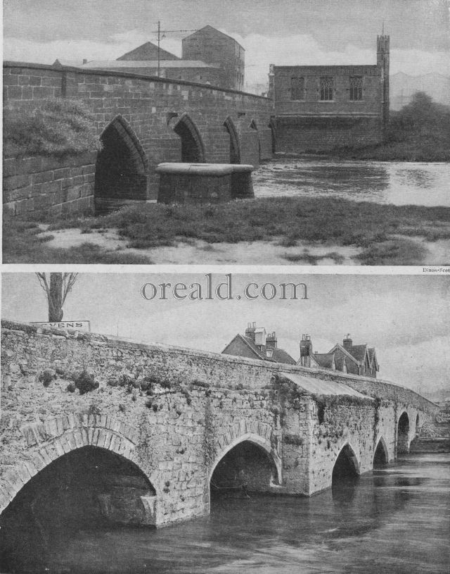 WAKEFIELD'S OLD BRIDGE AND CHANTRY CHAPEL, AND THE GRACEFUL BRIDGE AT ABINGDON WAKEFIELD'S OLD BRIDGE AND CHANTRY CHAPEL, AND THE GRACEFUL BRIDGE AT ABINGDON
