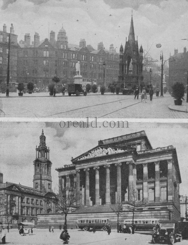 THE HARRIS LIBRARY AND ART GALLERY, PRESTON, AND ALBERT SQUARE MANCHESTER THE HARRIS LIBRARY AND ART GALLERY, PRESTON, AND ALBERT SQUARE MANCHESTER