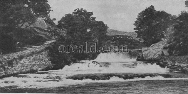 FALLS OF THE MORAR, NEAR THE LOCH THAT WITNESSED THE TAKING OF LORD LOVAT FALLS OF THE MORAR, NEAR THE LOCH THAT WITNESSED THE TAKING OF LORD LOVAT