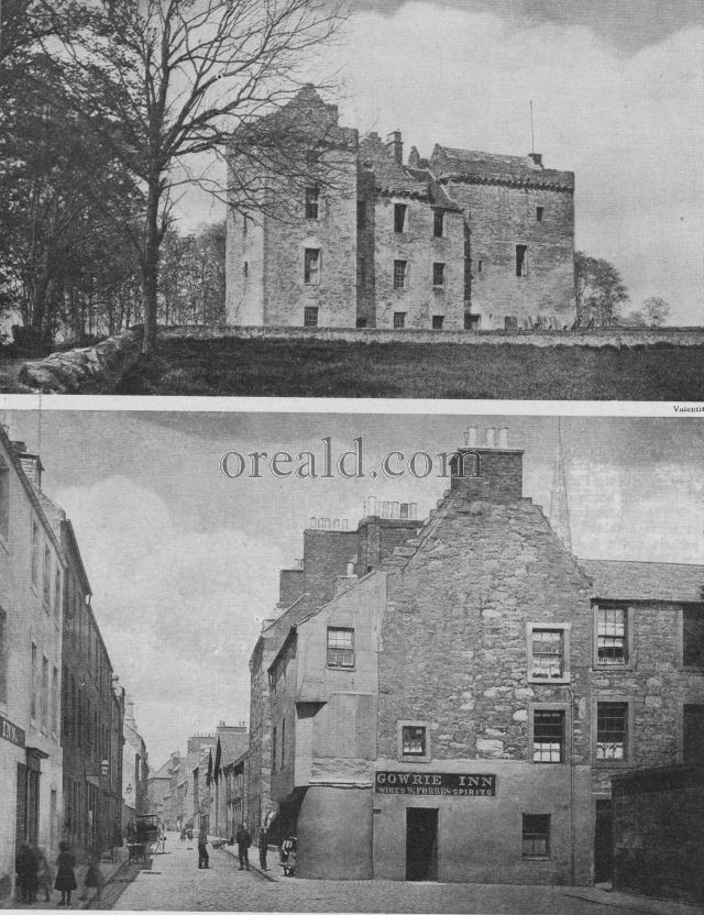 SITE OF A FAMOUS CONSPIRACY AND THE RUINS OF HUNTINGTOWER CASTLE SITE OF A FAMOUS CONSPIRACY AND THE RUINS OF HUNTINGTOWER CASTLE