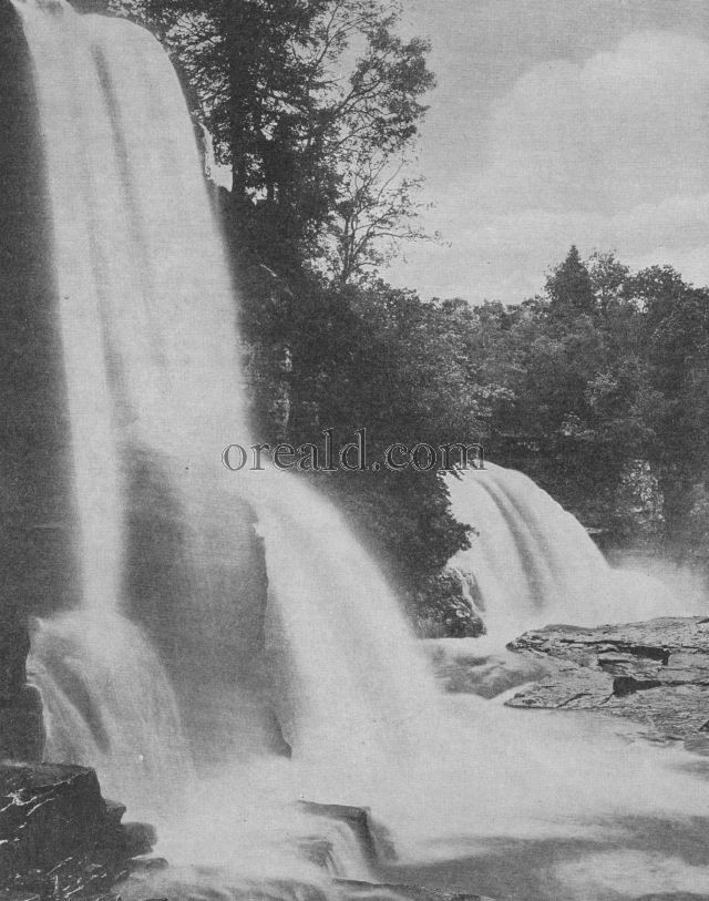 BONNINGTON LINN, LANARKSHIRE, THE THIRD OF THE FAMOUS FALLS OF CLYDE BONNINGTON LINN, LANARKSHIRE, THE THIRD OF THE FAMOUS FALLS OF CLYDE