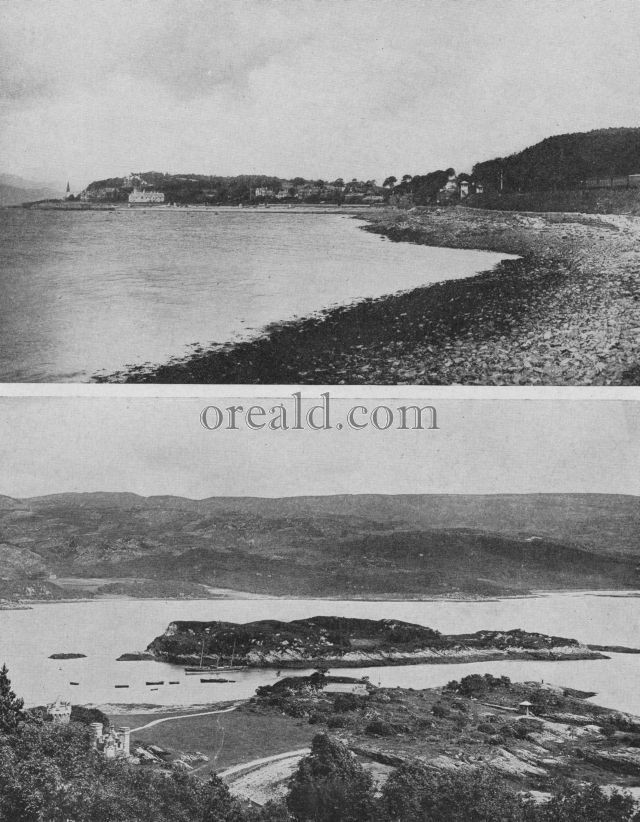 THE KYLES OF BUTE, WHICH CURVE ROUND THE ISLAND: WEMYSS BAY ON THE MAINLAND THE KYLES OF BUTE, WHICH CURVE ROUND THE ISLAND: WEMYSS BAY ON THE MAINLAND