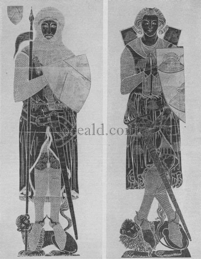 TWO EARLY BRASSES OF KNIGHTS IN CHAIN MAIL: AT STOKE D'ABERNON AND CHARTHAM TWO EARLY BRASSES OF KNIGHTS IN CHAIN MAIL: AT STOKE D'ABERNON AND CHARTHAM