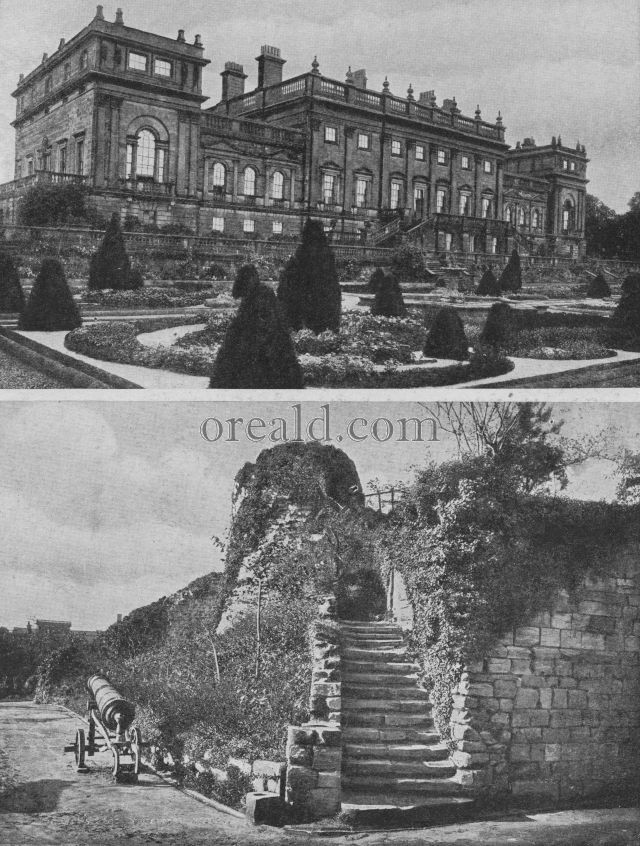 DE LACY'S KEEP AT PONTEFRACT CASTLE, AND THE HOME OF THE EARLS OF HAREWOOD DE LACY'S KEEP AT PONTEFRACT CASTLE, AND THE HOME OF THE EARLS OF HAREWOOD