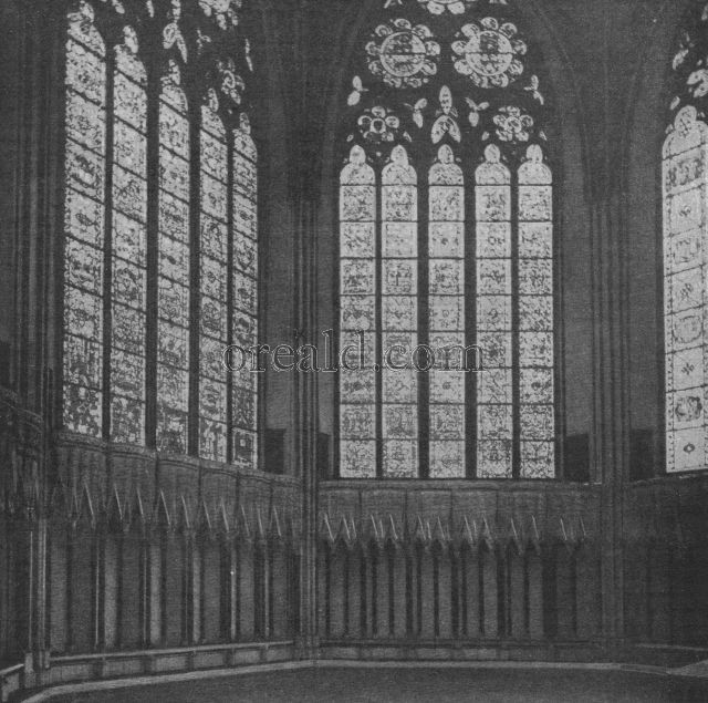 THE FIVE DECORATED WINDOWS IN THE CHAPTER HOUSE, YORK MINSTER THE FIVE DECORATED WINDOWS IN THE CHAPTER HOUSE, YORK MINSTER