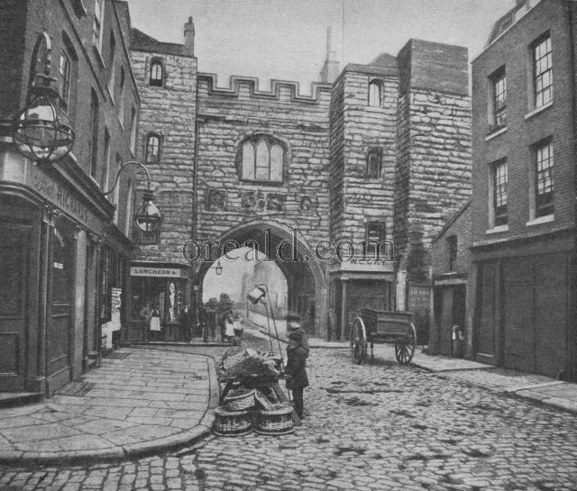 SAD STATE OF S. JOHN'S GATE, CLERKENWELL, IN 1880 SAD STATE OF S. JOHN'S GATE, CLERKENWELL, IN 1880