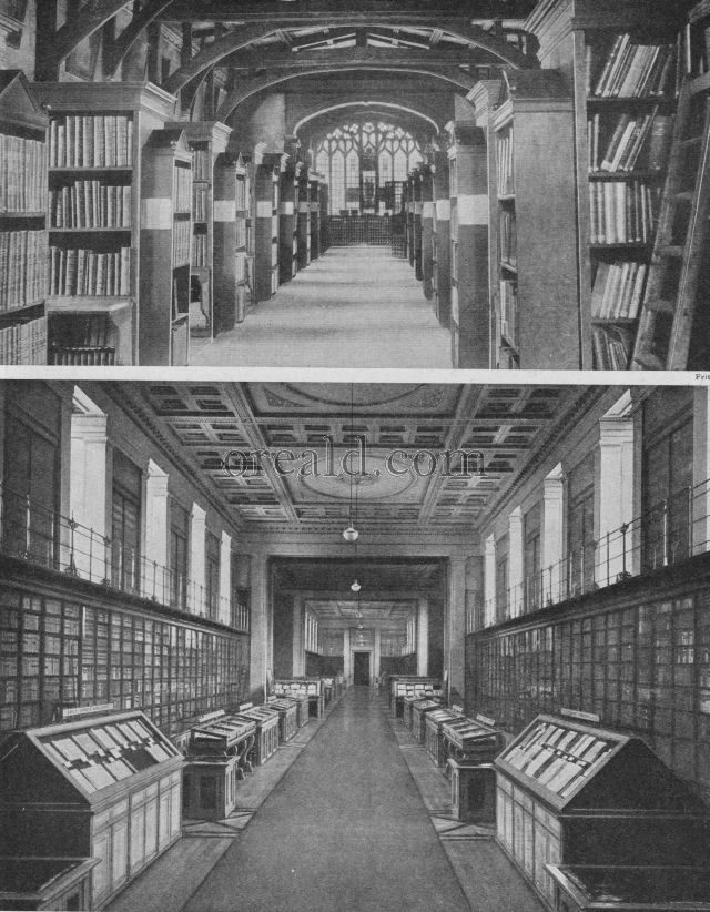 THE KING'S LIBRARY BRITISH MUSEUM, AND THE BODLEIAN, OXFORD THE KING'S LIBRARY BRITISH MUSEUM, AND THE BODLEIAN, OXFORD