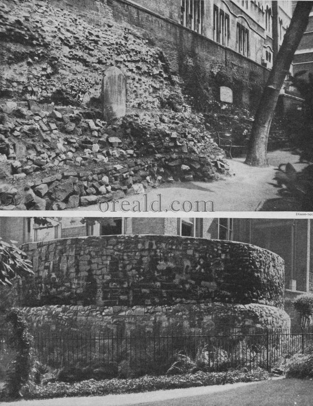 VESTIGES OF THE WALL WHICH THE ROMANS BUILT FOR LONDON VESTIGES OF THE WALL WHICH THE ROMANS BUILT FOR LONDON