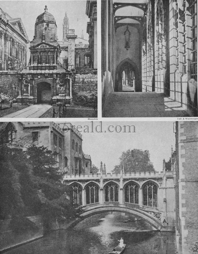 'BRIDGE OF SIGHS' AT ST. JOHN'S AND CAIUS' GATE OF HONOUR 'BRIDGE OF SIGHS' AT ST. JOHN'S AND CAIUS' GATE OF HONOUR
