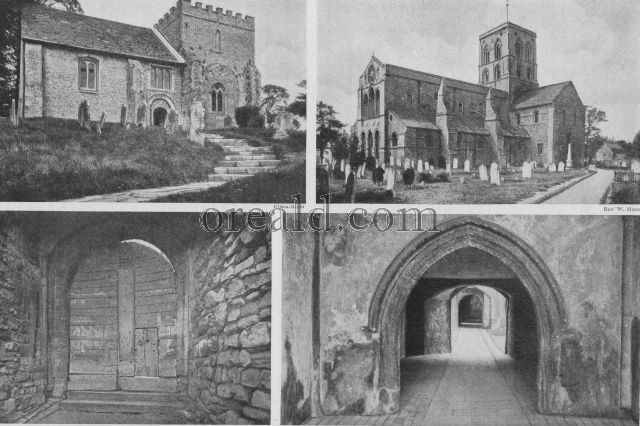 CHEPSTOW CASTLE AND CANTERBURY'S PRIORY AND THE CHURCHES OF BRAMBER AND NEW SHOREHAM CHEPSTOW CASTLE AND CANTERBURY'S PRIORY AND THE CHURCHES OF BRAMBER AND NEW SHOREHAM