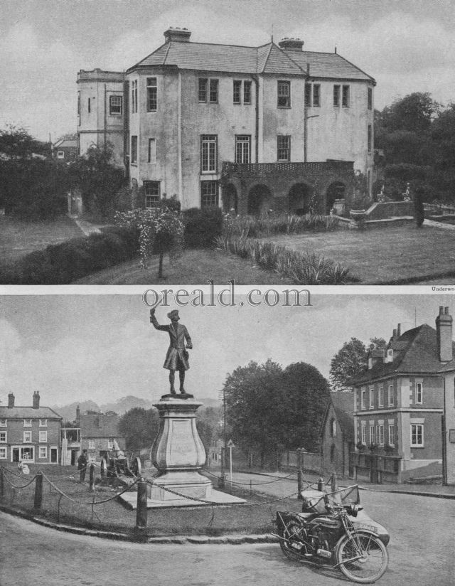 THE WOLFE STATUE, WESTERHAM, AND PITT HOUSE, HAMPSTEAD THE WOLFE STATUE, WESTERHAM, AND PITT HOUSE, HAMPSTEAD