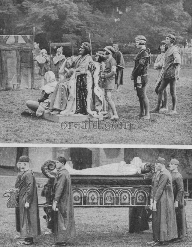 THE PASSING OF KING ARTHUR AND CHURCH PAGEANTRY AT MOUNT GRACE THE PASSING OF KING ARTHUR AND CHURCH PAGEANTRY AT MOUNT GRACE