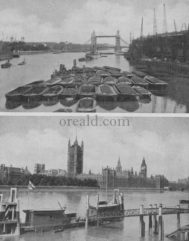 THE THAMES, CHIEF ARTERY OF COMMERCE AT THE HEART OF AN EMPIRE THE THAMES, CHIEF ARTERY OF COMMERCE AT THE HEART OF AN EMPIRE