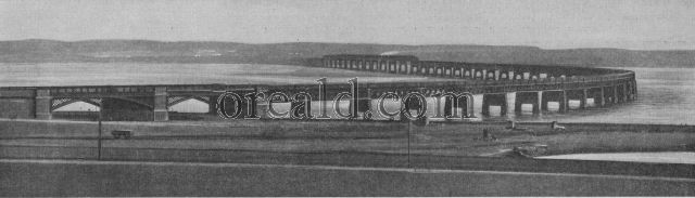 AT DUNDEE, WHERE THE TAY IS BRIDGED BY A STRUCTURE OVER TWO MILES LONG AT DUNDEE, WHERE THE TAY IS BRIDGED BY A STRUCTURE OVER TWO MILES LONG