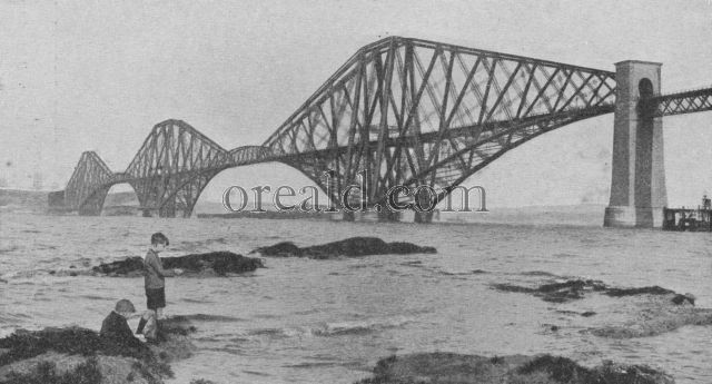 BRITAIN'S GREATEST ENGINEERING WONDER, THE FORTH BRIDGE FROM THE SOUTH BRITAIN'S GREATEST ENGINEERING WONDER, THE FORTH BRIDGE FROM THE SOUTH
