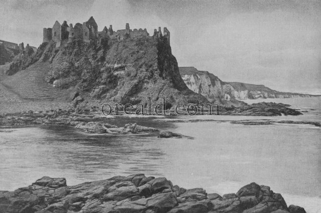 DUNLUCE CASTLE ON THE DANGEROUS COAST OF COUNTY ANTRIM DUNLUCE CASTLE ON THE DANGEROUS COAST OF COUNTY ANTRIM