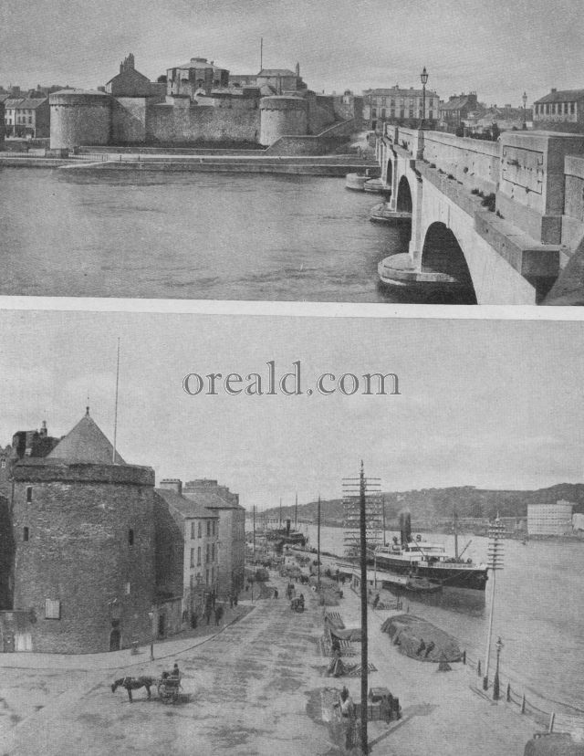 TOWER OF WATERFORD'S CITY WALLS AND THE CASTLE OF ATHLONE TOWER OF WATERFORD'S CITY WALLS AND THE CASTLE OF ATHLONE