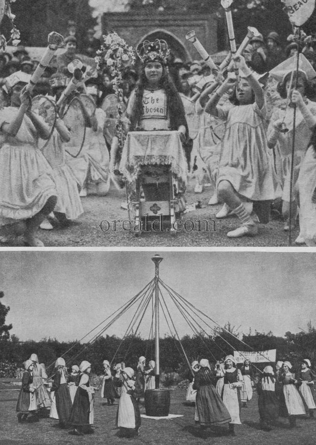 REMNANTS OF MERRIE ENGLAND: THE MAYPOLE AND THE MAY QUEEN REMNANTS OF MERRIE ENGLAND: THE MAYPOLE AND THE MAY QUEEN