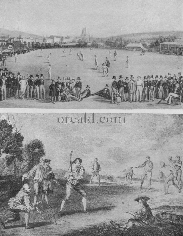 CRICKET BEFORE 1750 AND A TOP-HATTED MATCH, KENT V. SUSSEX AT BRIGHTON, 1849 CRICKET BEFORE 1750 AND A TOP-HATTED MATCH, KENT V. SUSSEX AT BRIGHTON, 1849