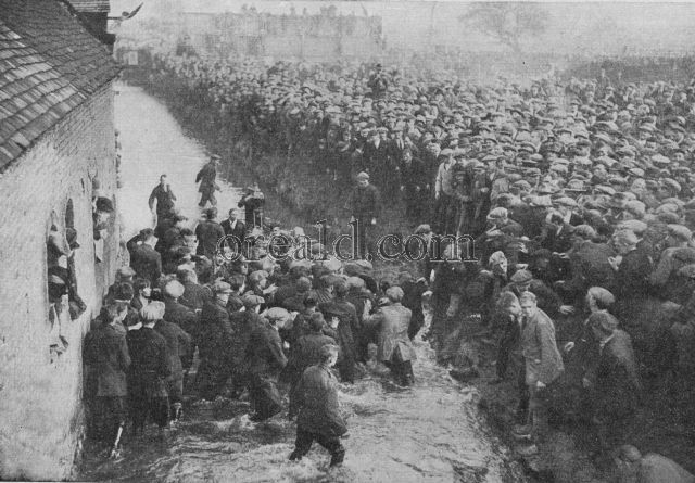 FOOTBALL AFTER THE ORIGINAL STYLE 'PLAYED' AT ASHBOURNE ON SHROVE TUESDAY FOOTBALL AFTER THE ORIGINAL STYLE 'PLAYED' AT ASHBOURNE ON SHROVE TUESDAY