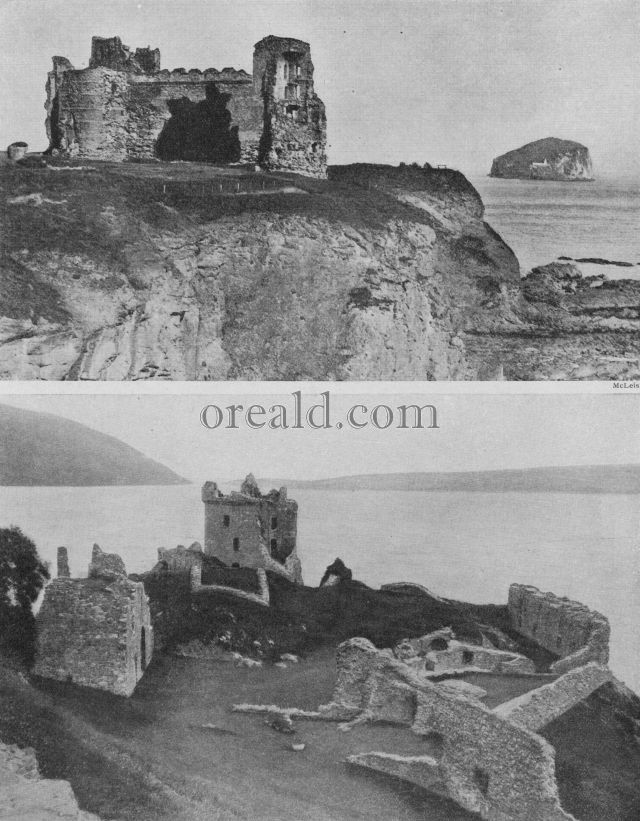 TANTALLON, STRONGHOLD OF THE DOUGLASES, AND CASTLE URQUHART ON LOCH NESS TANTALLON, STRONGHOLD OF THE DOUGLASES, AND CASTLE URQUHART ON LOCH NESS