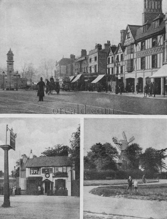 THE PLOUGH, CLAPHAM, AND THE GREEN MAN, WHERE THE ROAD GOES BY WIMBLEDON COMMON THE PLOUGH, CLAPHAM, AND THE GREEN MAN, WHERE THE ROAD GOES BY WIMBLEDON COMMON