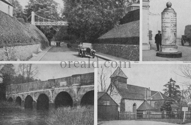 THROUGH ESHER, WITH ITS OLD COACHING INN, AND OVER THE MOLE TO PAIN'S HILL THROUGH ESHER, WITH ITS OLD COACHING INN, AND OVER THE MOLE TO PAIN'S HILL