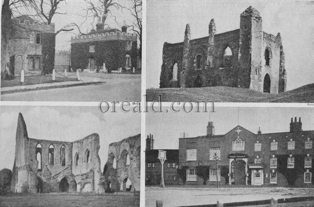 PAST RIPLEY VILLAGE, NEAR NEWARK PRIORY, AND ON TOWARDS GUILDFORD AND ST. CATHERINE'S CHAPEL PAST RIPLEY VILLAGE, NEAR NEWARK PRIORY, AND ON TOWARDS GUILDFORD AND ST. CATHERINE'S CHAPEL