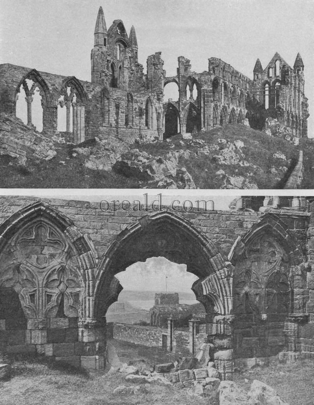ARCH BY ARCH WHITBY ABBEY CRUMBLES AND FALLS BEFORE THE HUNGRY NORTH SEA GALES ARCH BY ARCH WHITBY ABBEY CRUMBLES AND FALLS BEFORE THE HUNGRY NORTH SEA GALES