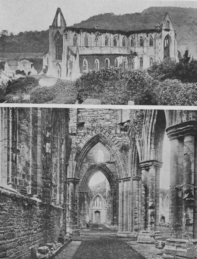 TINTERN'S NOBLE COLUMNS AND STATELY WALLS STILL DEFY OLD TIME TINTERN'S NOBLE COLUMNS AND STATELY WALLS STILL DEFY OLD TIME