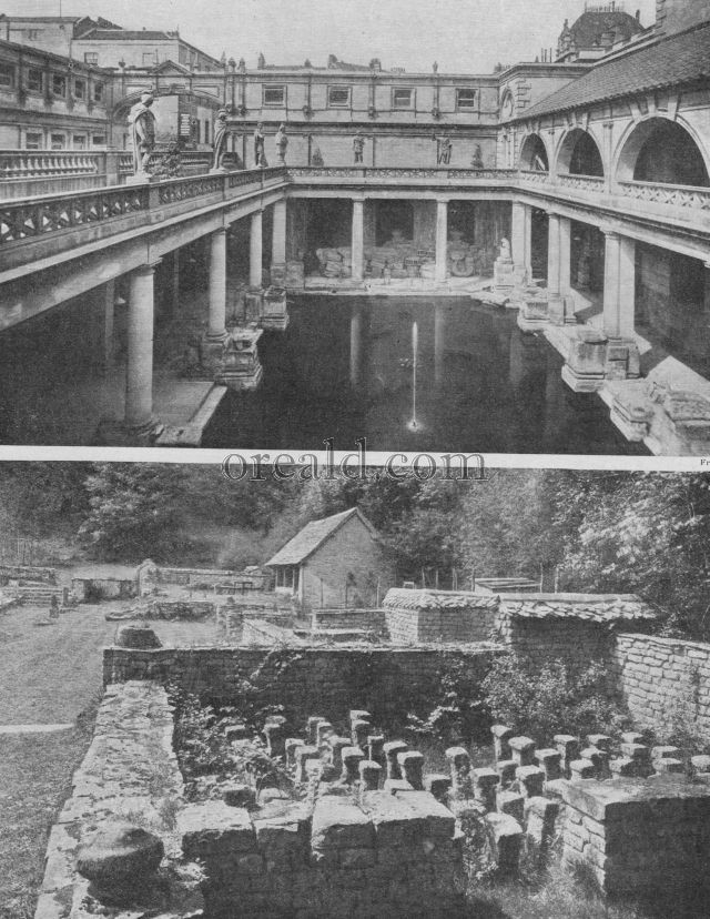 VILLA NEAR CHEDWORTH, THE FINEST IN THE LAND, AND THE ROMAN BATH AT BATH VILLA NEAR CHEDWORTH, THE FINEST IN THE LAND, AND THE ROMAN BATH AT BATH