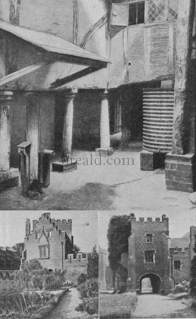 'THE BIGGIN' AT HITCHIN, AND THE BISHOP'S PALACE, BUCKDEN 'THE BIGGIN' AT HITCHIN, AND THE BISHOP'S PALACE, BUCKDEN