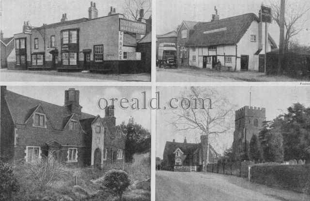SIPSON GREEN, SCENE OF FOUL MURDER ON THE KING'S HIGHWAY: LANGLEY MARISH, CHURCH AND ALMSHOUSES SIPSON GREEN, SCENE OF FOUL MURDER ON THE KING'S HIGHWAY: LANGLEY MARISH, CHURCH AND ALMSHOUSES