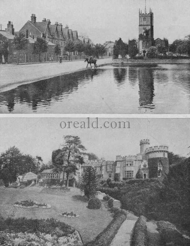 S. JAMES'S CHURCH AND THE HOUSE BUILT ON THE CASTLE MOUND AT DEVIZES S. JAMES'S CHURCH AND THE HOUSE BUILT ON THE CASTLE MOUND AT DEVIZES