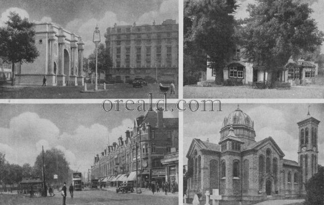 AN UXBRIDGE INN, AND THE CHURCH AT GERRARD'S CROSS: MARBLE ARCH AND SHEPHERD'S BUSH AN UXBRIDGE INN, AND THE CHURCH AT GERRARD'S CROSS: MARBLE ARCH AND SHEPHERD'S BUSH