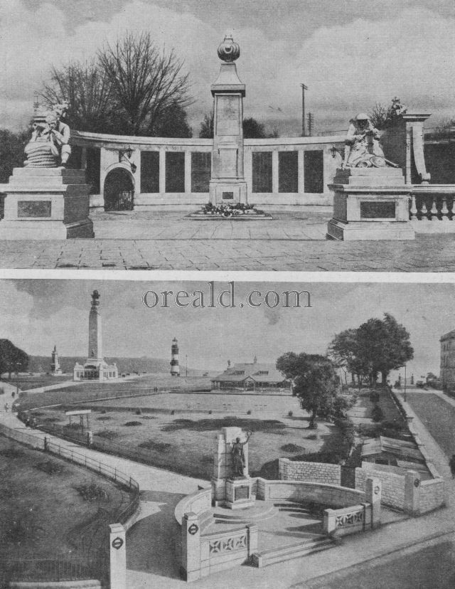 THE SEMICIRCULAR MEMORIALS AT PLYMOUTH AND PORTSMOUTH THE SEMICIRCULAR MEMORIALS AT PLYMOUTH AND PORTSMOUTH