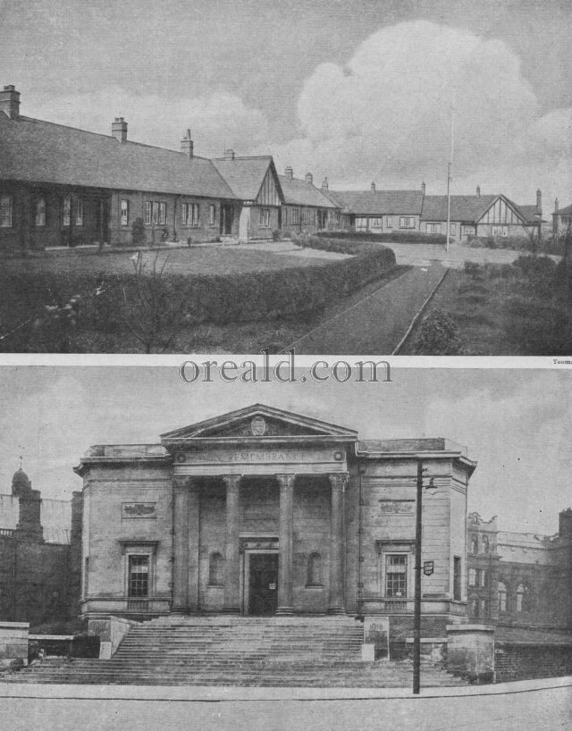 STOCKPORT'S FINE MEMORIAL HALL, AND THE CROSBY HOMES AT HARTLEPOOL STOCKPORT'S FINE MEMORIAL HALL, AND THE CROSBY HOMES AT HARTLEPOOL