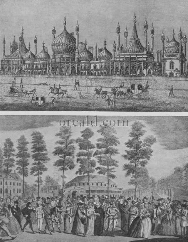 THE PLEASURE GROUNDS AT RANELAGH AND THE PAVILION AT BRIGHTON THE PLEASURE GROUNDS AT RANELAGH AND THE PAVILION AT BRIGHTON