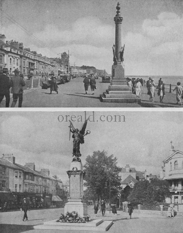 TWO SUSSEX MEMORIALS: EASTBOURNE'S VICTORY AND THE OBELISK ON HASTINGS PARADE TWO SUSSEX MEMORIALS: EASTBOURNE'S VICTORY AND THE OBELISK ON HASTINGS PARADE