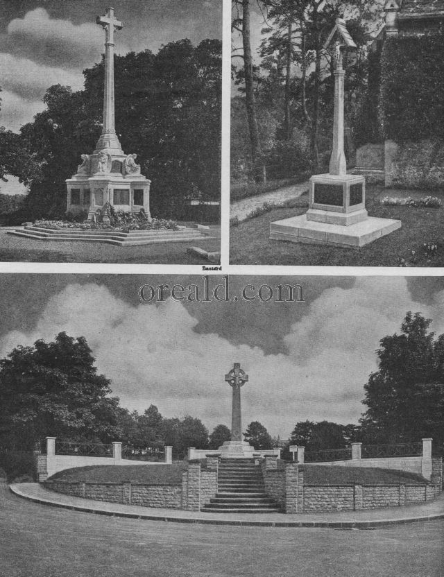 THE CROSSES AT EPSOM AND SUTTON, AND THE PRINTERS' MEMORIAL AT LIMPSFIELD THE CROSSES AT EPSOM AND SUTTON, AND THE PRINTERS' MEMORIAL AT LIMPSFIELD