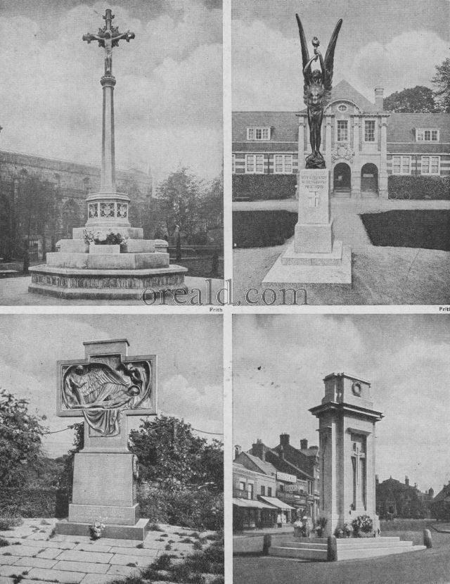 CROSS, CENOTAPH AND SCULPTURE: SALTBURN, SWINDON, CHESTERFIELD AND GREAT MALVERN CROSS, CENOTAPH AND SCULPTURE: SALTBURN, SWINDON, CHESTERFIELD AND GREAT MALVERN