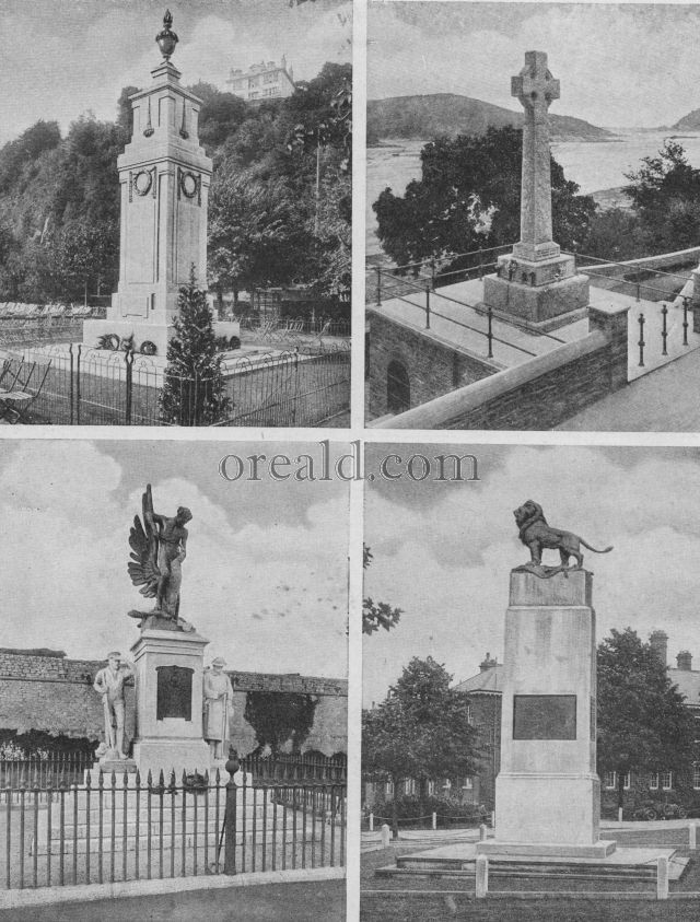 ROYAL MARINE GROUP AT PLYMOUTH: MONUMENTS AT ALDERSHOT. SALCOMBE AND TORQUAY ROYAL MARINE GROUP AT PLYMOUTH: MONUMENTS AT ALDERSHOT. SALCOMBE AND TORQUAY