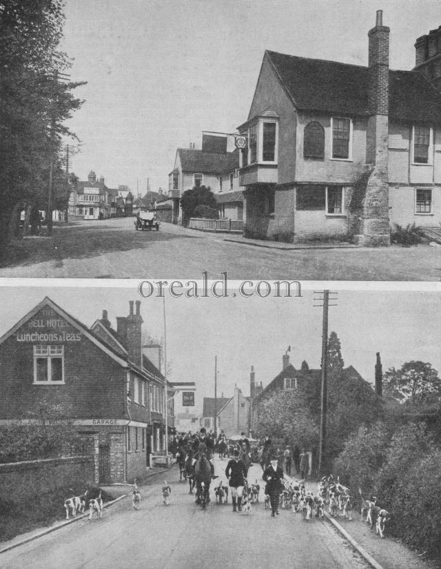 SCENES OF ANCIENT INTEREST AT GODSTONE, ON THE OLD ROAD TO BRIGHTON SCENES OF ANCIENT INTEREST AT GODSTONE, ON THE OLD ROAD TO BRIGHTON