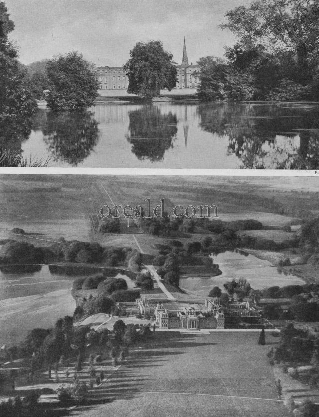 Blenhem, mark of a nations Gratitude, from the air, and Petworth Blenhem, mark of a nations Gratitude, from the air, and Petworth