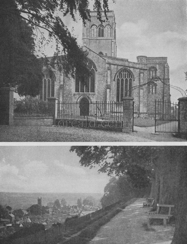 Shaftesbury Terrace; and Wedmore Church Somerset Shaftesbury Terrace; and Wedmore Church Somerset