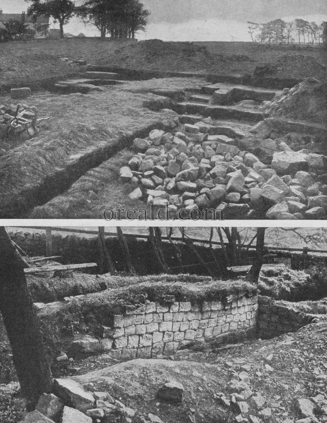Masonry at Castlecary and Gate wall foundations at Bernuli Camp Masonry at Castlecary and Gate wall foundations at Bernuli Camp