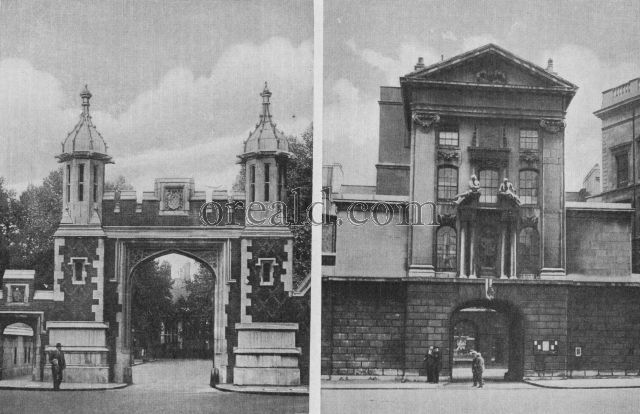 Entrance to Lincolns Inn and the Gateway to S. Bartholomews hospital Entrance to Lincolns Inn and the Gateway to S. Bartholomews hospital