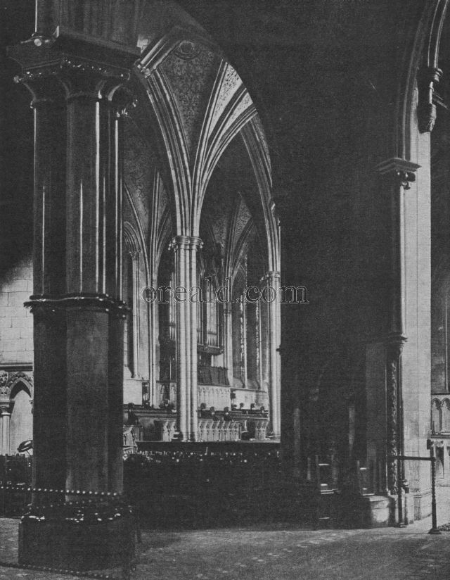 Interior of the Temple Church: looking towards the Organ Interior of the Temple Church: looking towards the Organ