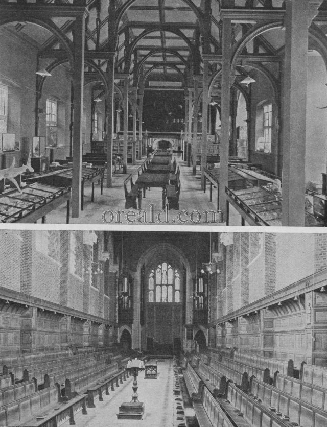 The School chapel, and the Library, Which also a Museum The School chapel, and the Library, Which also a Museum
